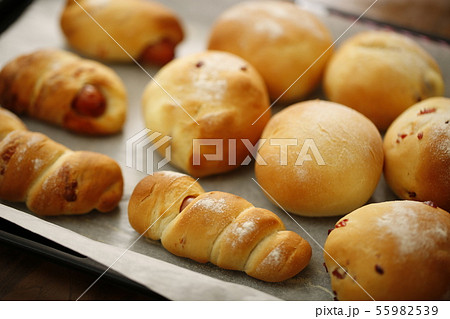パン作り　趣味　休日 55982539