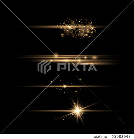 Set of Transparent Flares Set of Transparent Flares 55982948