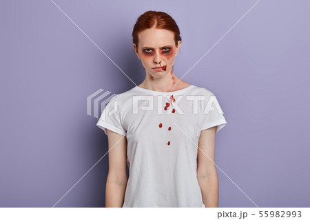 angry injured girl going to punish, taking revenge angry injured girl going to punish, taking revenge 55982993