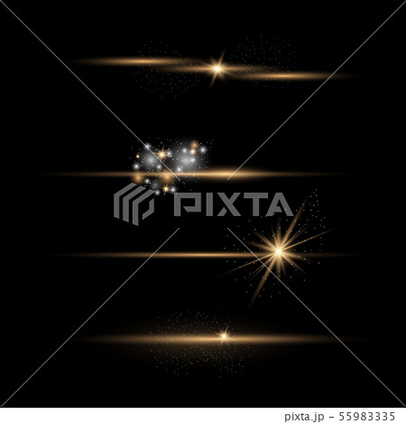 Set of Transparent Flares  55983335