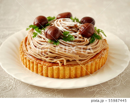 渋皮栗のモンブランタルト 渋皮栗のモンブランタルト 55987445