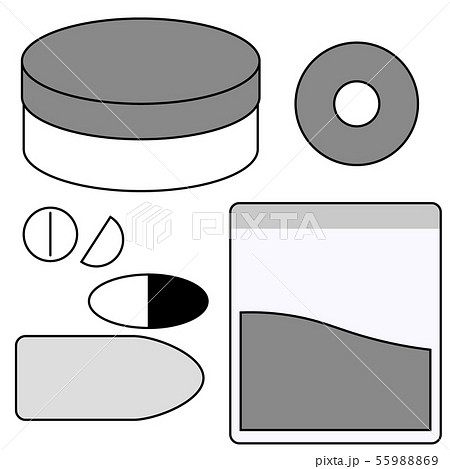 薬　モノクロ 55988869