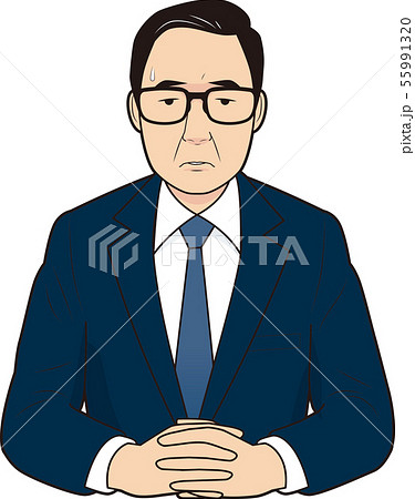 困る男性面接官 55991320