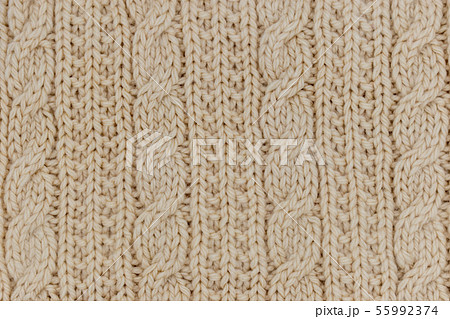 縄編みの編地の背景画像 55992374
