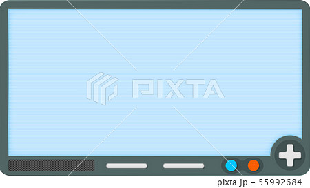 ポップなゲーム画面の背景素材のイラスト素材 [55992684] - PIXTA