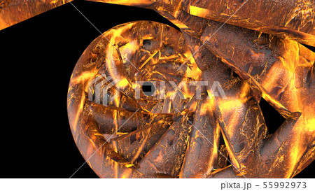 DNA code. Abstract 3d polygonal wireframe DNA. 55992973