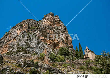 Notre-Dame de Beauvoir church amidst cliffs Notre-Dame de Beauvoir church amidst cliffs 55992995
