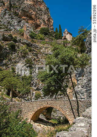 Notre-Dame de Beauvoir church amidst cliffs Notre-Dame de Beauvoir church amidst cliffs 55992996