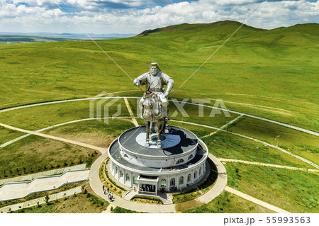 Genghis Khan Monument at Zonjin Boldog Mongolia Genghis Khan Monument at Zonjin Boldog Mongolia 55993563
