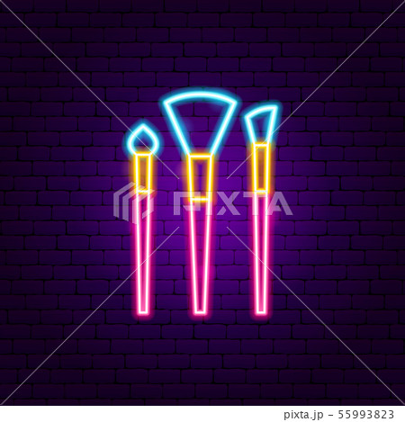 Makeup Brushes Neon Sign Makeup Brushes Neon Sign 55993823