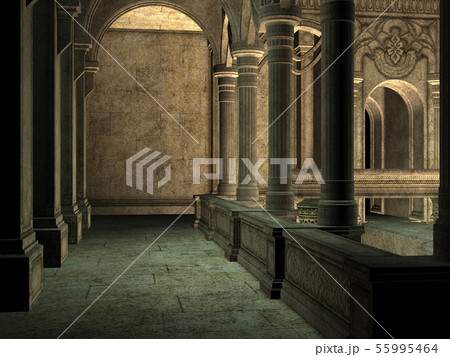 3d ancient corridors 3d ancient corridors 55995464