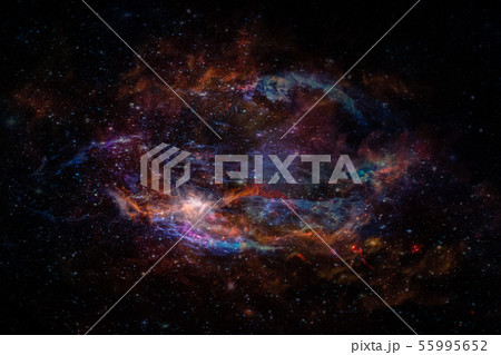 Nebula, science fiction background 55995652