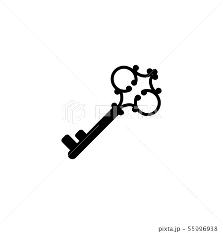Web icon. Key. vector illustration black on white Web icon. Key. vector illustration black on white 55996938