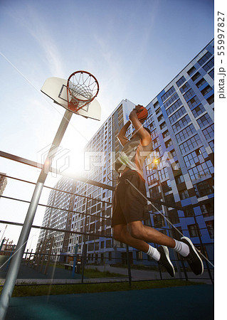 Basketball Player Action Shot 55997827