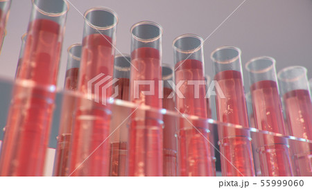 Science laboratory research. Development of medical technology. A breakthrough in biotechnology. Red Science laboratory research. Development of medical technology. A breakthrough in biotechnology. Red 55999060