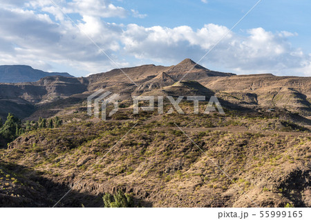 Landscape between Gheralta and Lalibela in Tigray, 55999165