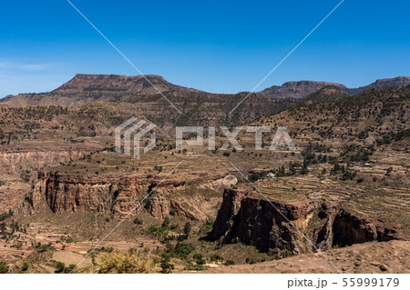 Landscape in Gheralta in Tigray, Northern Landscape in Gheralta in Tigray, Northern 55999179