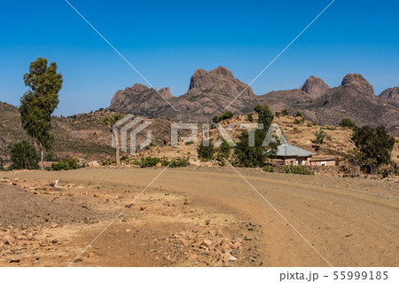 Landscape in Gheralta in Tigray, Northern Landscape in Gheralta in Tigray, Northern 55999185