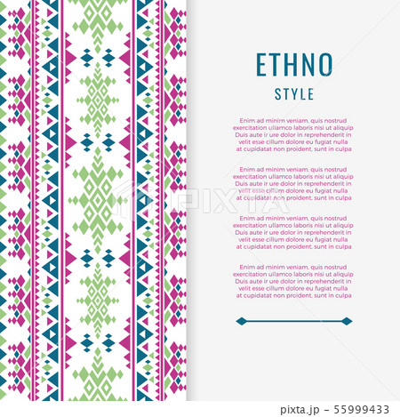 Peruvian aztec or boho style mexican texure banner Peruvian aztec or boho style mexican texure banner 55999433
