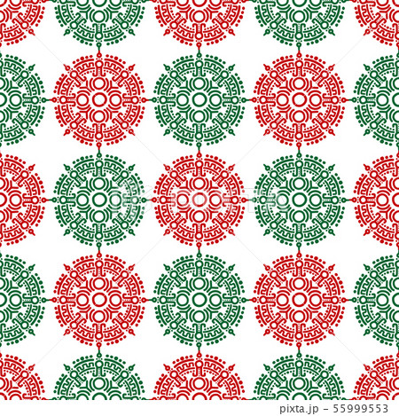 Mayan ornamental seamless pattern - mexican seamless texture 55999553