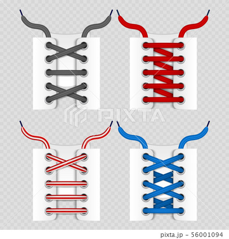 Color shoelace for footwear, colored lace shoe 56001094