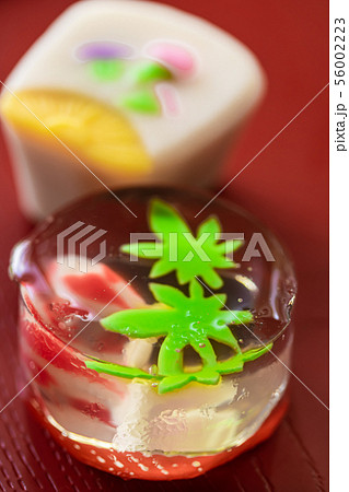 上生菓子・金魚と団扇 56002223