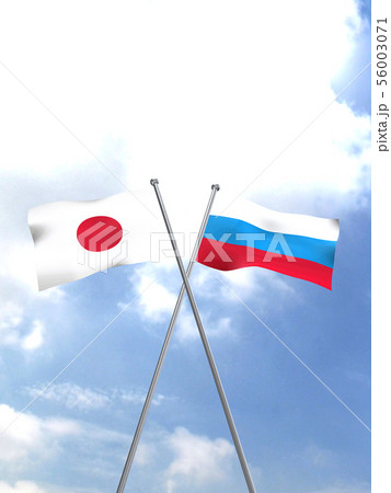 CG 3D イラスト 立体 デザイン 世界 国旗 日本 日の丸 ロシア CG 3D イラスト 立体 デザイン 世界 国旗 日本 日の丸 ロシア 56003071