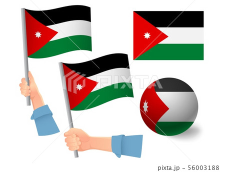 jordan flag in hand icon jordan flag in hand icon 56003188