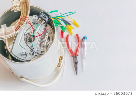 electric kettle with blurred the electric wire ca electric kettle with blurred the electric wire ca 56003673