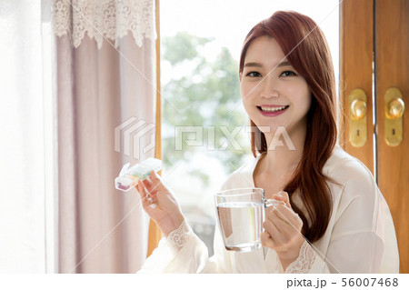 Attractive beautiful woman daily life 035 56007468