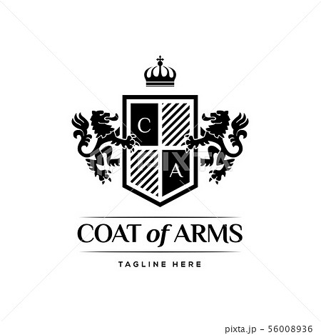 Coat Of Arms Heraldic Luxury Logo Design Concept 56008936