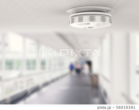 smoke detector on ceiling 56010391