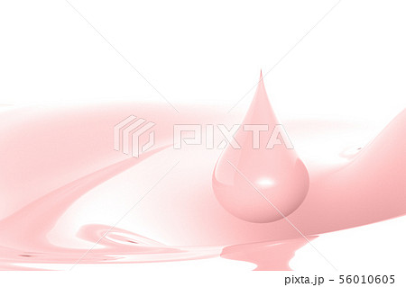 droplet of pink milk 56010605