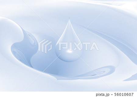 droplet of blue milk 56010607