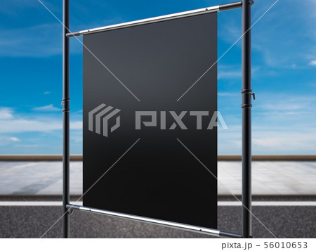 black canvas stretch on metal pipe 56010653