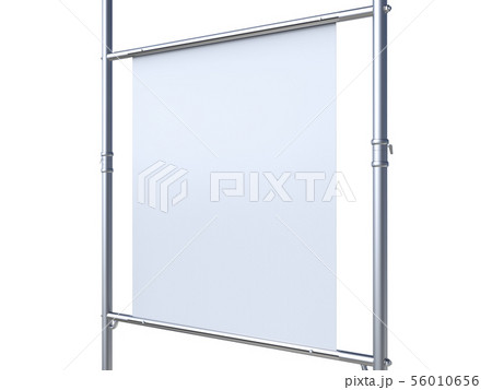 white canvas stretch on metal pipe 56010656