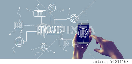 Standard quality control approval with smartphone 56011163
