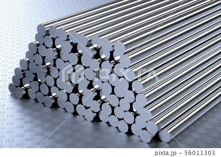 heap of pipes 56011303