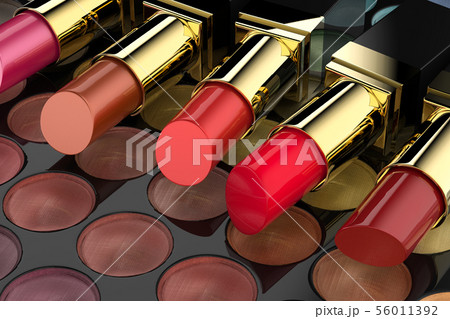 lipsticks on eye shadow palette 56011392