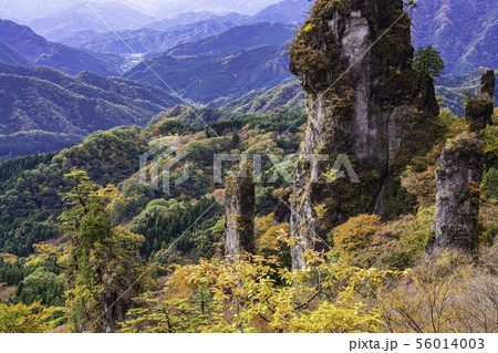 (群馬県)妙義山 日暮の景(ひぐらしのけい) 秋 (群馬県)妙義山 日暮の景(ひぐらしのけい) 秋 56014003