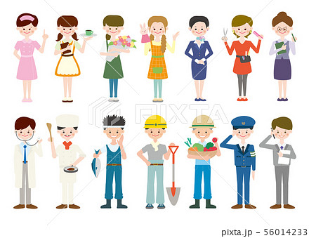 職業イラストセット 職業イラストセット 56014233