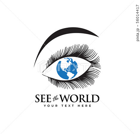 See the world graphic design template illustration See the world graphic design template illustration 56014417