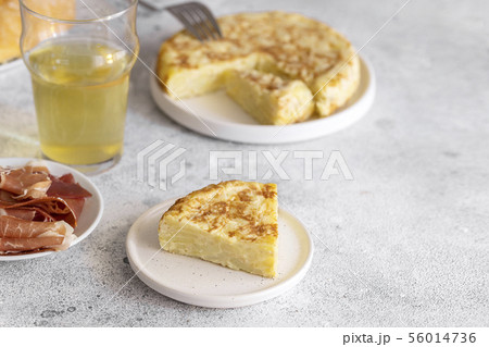 Tortilla, Spanish omelette background 56014736