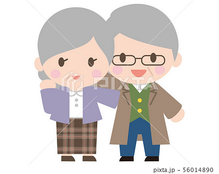 仲の良い老夫婦 仲の良い老夫婦 56014890