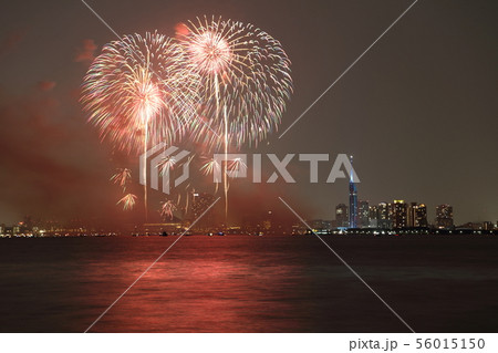 能古の島から見る花火 56015150