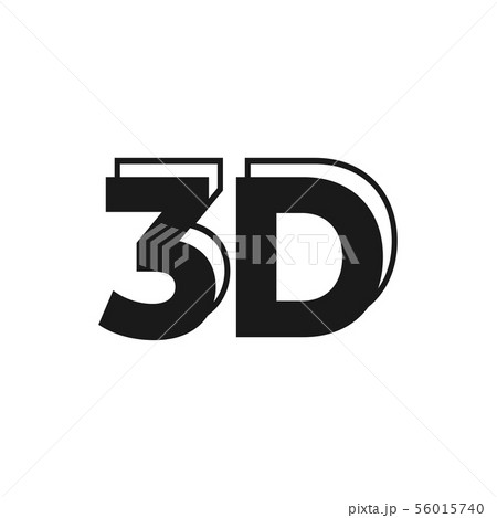 3D sign graphic design template vector 3D sign graphic design template vector 56015740