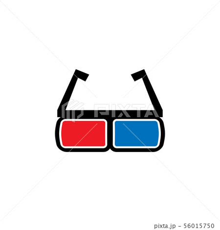 3d glasses movie graphic design template vector 3d glasses movie graphic design template vector 56015750