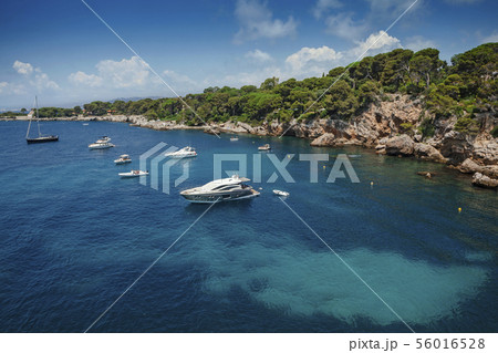 Swimming area Cap d'Antibes hiking trail, France 56016528