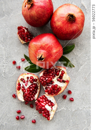 Ripe pomegranate fruits Ripe pomegranate fruits 56022773