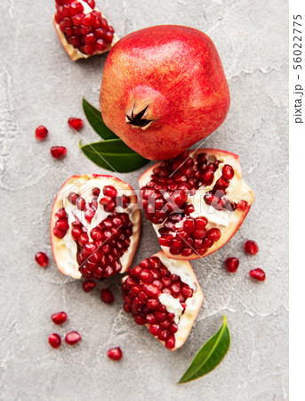 Ripe pomegranate fruits Ripe pomegranate fruits 56022775
